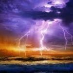 Storm clouds appear