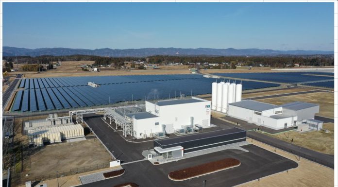 Japan's largest hydrogen plant in Fukushima. Source - NEDO
