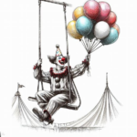 2023-10-24_clown as trapeze artiste